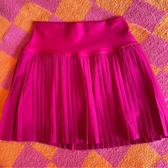 Alo Grand Slam Pink Tennis Skirt - Picture 1 of 7